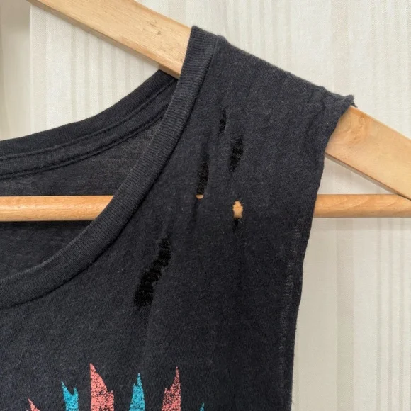 🌈5/$25 BUNDLE! Vans Distressed Eagle Muscle Tee - Picture 5 of 6